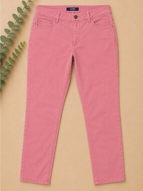 Chaps Pink Skinny Jeans Women’s Size 16 Stretch Mid Rise